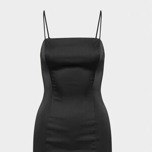 Aritzia Sunday best black shimmer dress